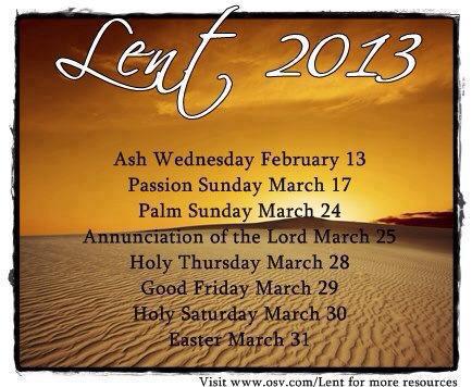 Lent Calendar