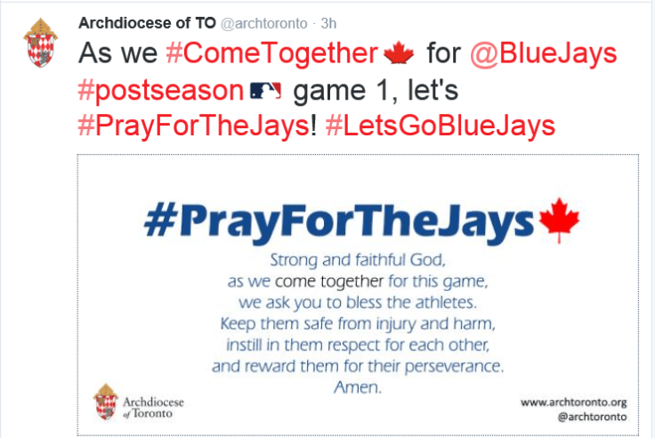 Pray for the Jays